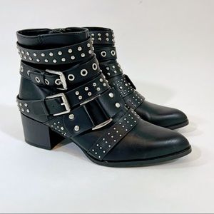Black Studded Fergalicious Boots